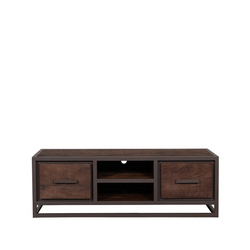 LABEL51 Tv-Meubels Peru - Brown Espresso - Mangohout - 120 cm