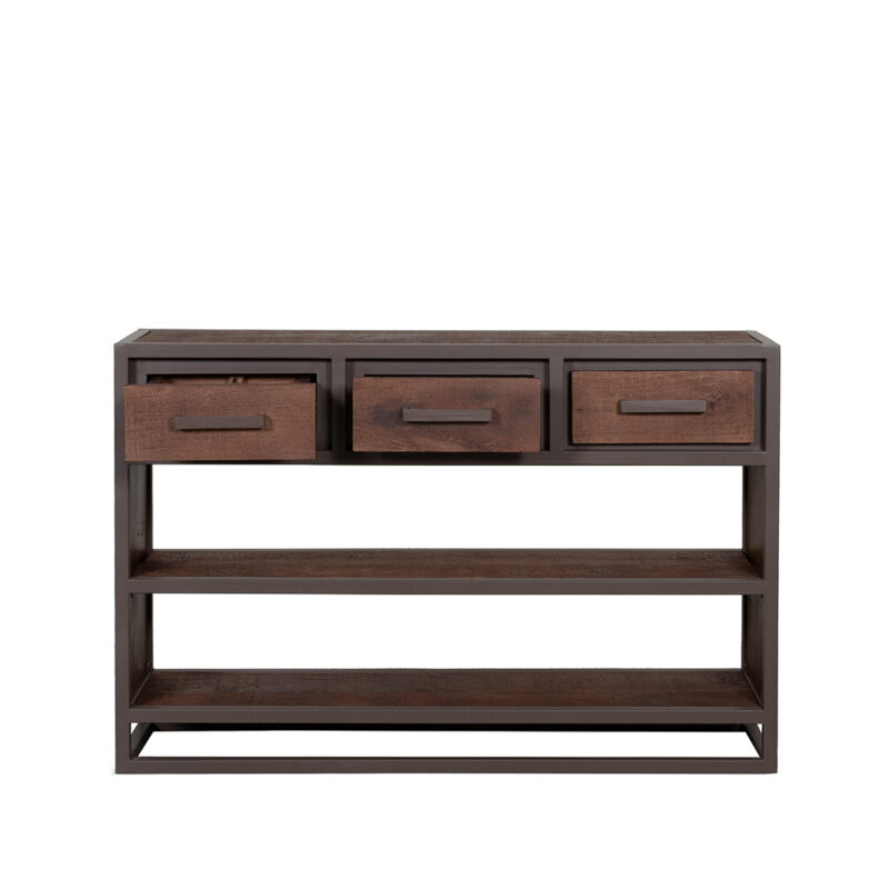Sidetable Peru van Label51, Brown Espresso