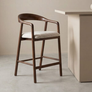 LABEL51 Barkruk Lone - Naturel - Superb - Laag