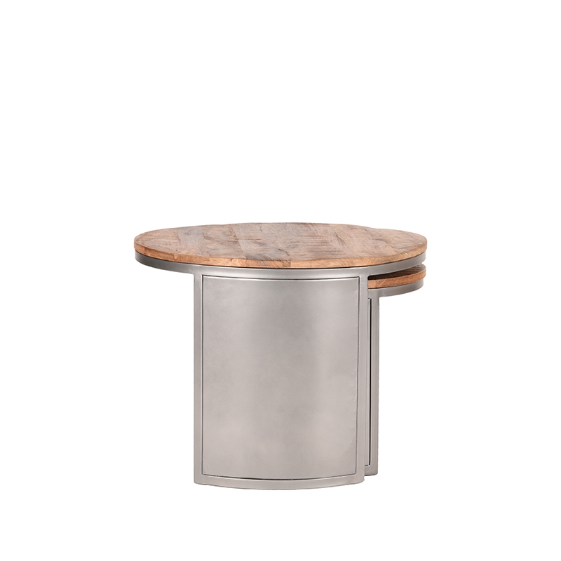 Mangohout bijzettafel Set Bunch van Label51