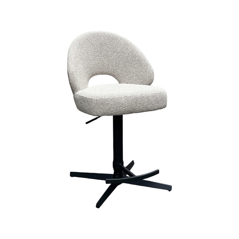 LABEL51 Barkruk Saint Tropez - Naturel - Royal Boucle - Gaslift Royal Boucle