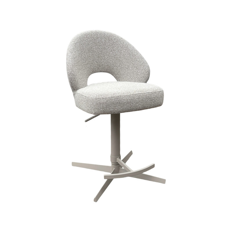 LABEL51 Barkruk Saint Tropez - Naturel - Royal Boucle - Gaslift Royal Boucle