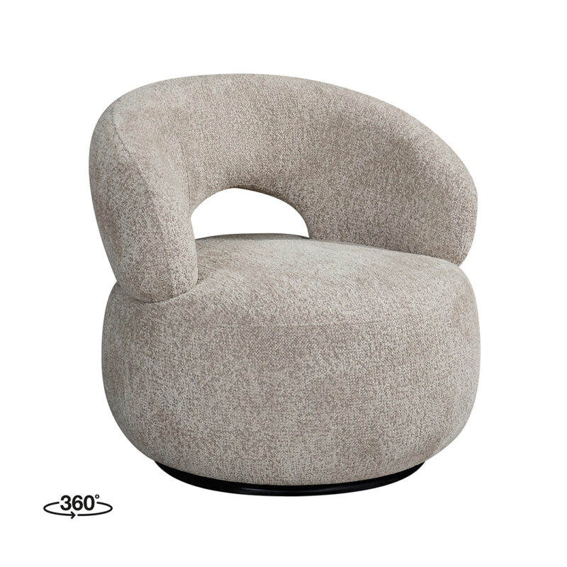 LABEL51 Fauteuil Nusenna - Beige - Superb - One Size Nusenna
