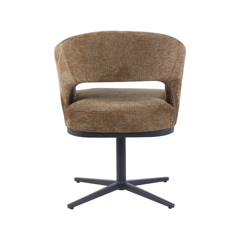 Taupe stoel van Label51 - Monaco - Tresor