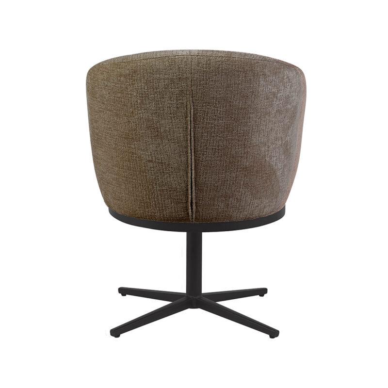 Retro Taupe Tresor stoel van Label51 - Cannes - Tresor