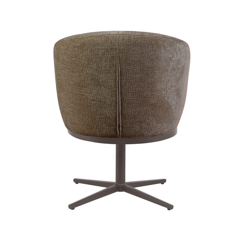 Retro Taupe Tresor stoel van Label51 - Cannes - Tresor - foto 6