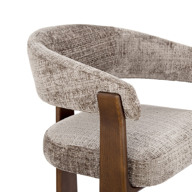 Taupe stoel van Label51 - Nice - Cremona