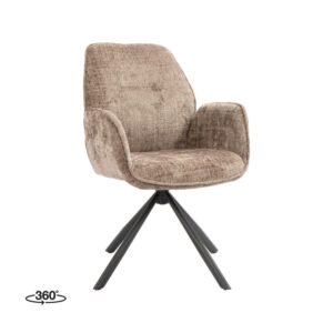 Label51 stoel Jill - Taupe - Cremona