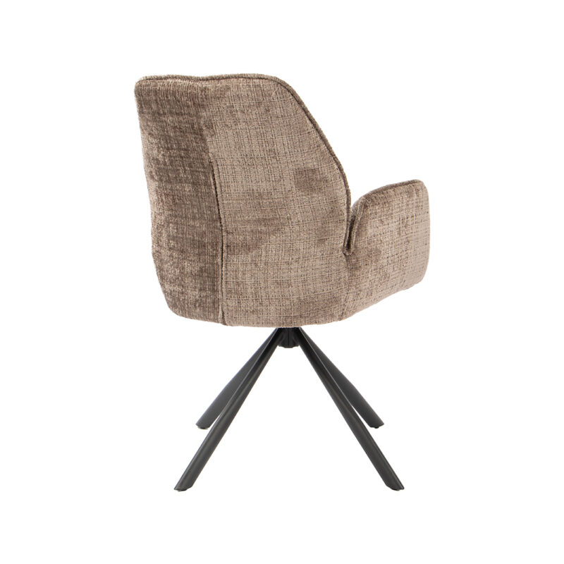 Taupe stoel van Label51 - Jill - Cremona