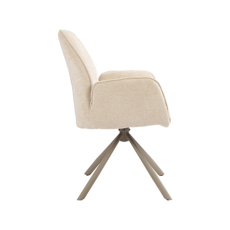Stoel Jill van Label51, Naturel - Raven