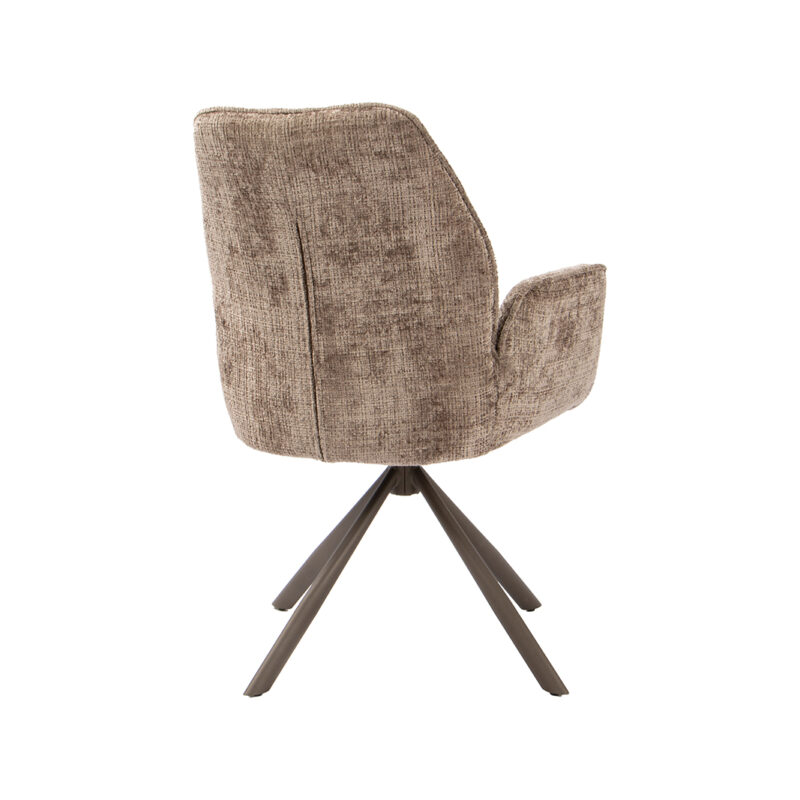 Taupe stoel van Label51 - Jill - Cremona - foto 6