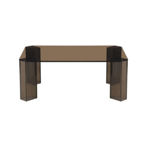 Label51 tafel Avery - Bruin - Glas