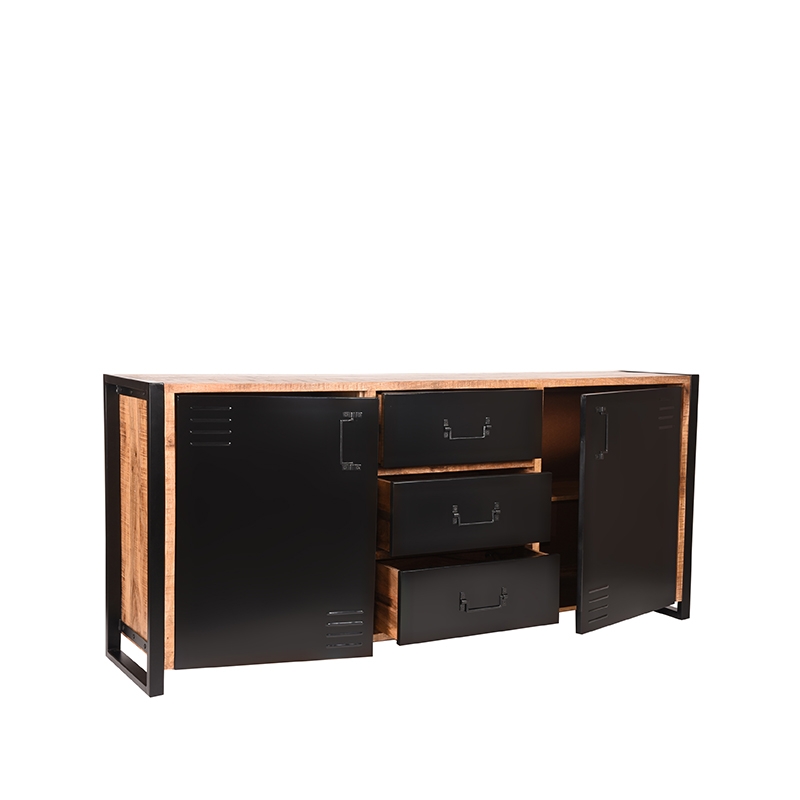 LABEL51 Dressoir Brussels - Rough - Mangohout - One Size Brussels
