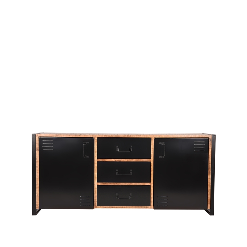 LABEL51 Dressoir Brussels - Rough - Mangohout - One Size Mangohout