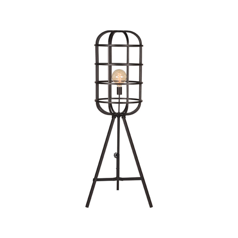 LABEL51 Vloerlamp Twine - Zwart - Metaal - SALE Twine