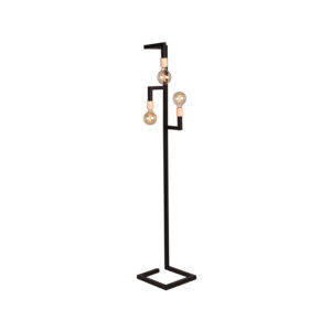LABEL51 Vloerlamp Loco - Zwart - Metaal - SALE