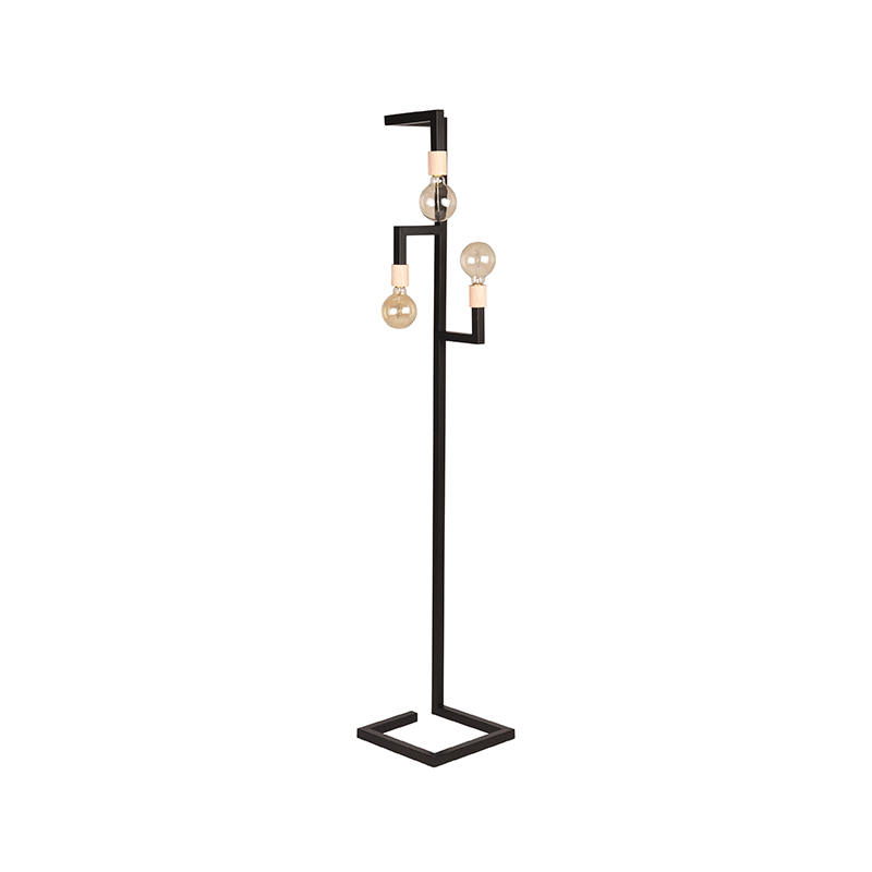 LABEL51 Vloerlamp Loco - Zwart - Metaal - SALE Loco