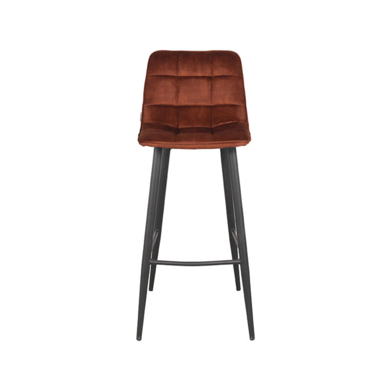 LABEL51 Barkruk Jelt - Rust - Velours - Hoog Jelt
