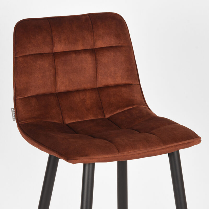 Label51 barkruk van Velours, Jelt - foto 5