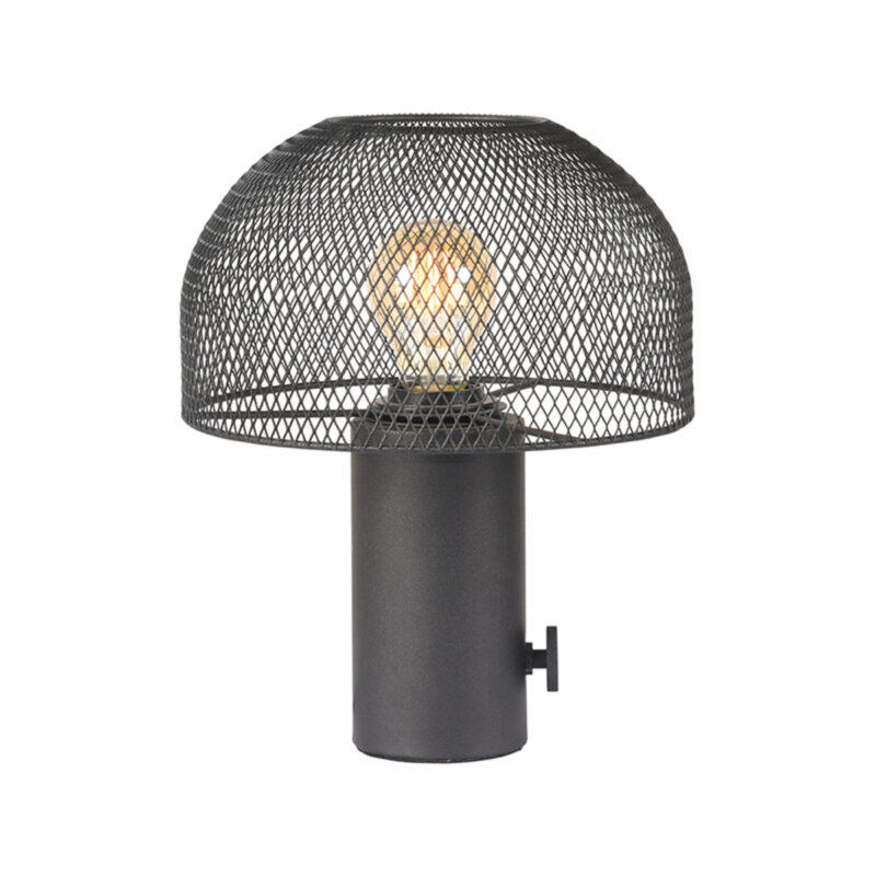 LABEL51 Tafellamp Fungo - Zwart - Metaal - One Size Fungo