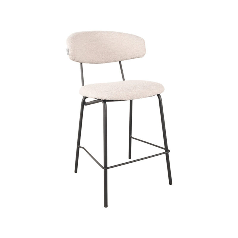 LABEL51 Barkruk Zack - Naturel - Boucle - Laag Zack