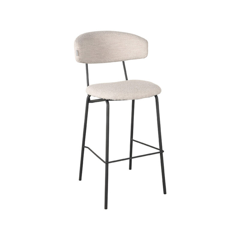 LABEL51 Barkruk Zack - Naturel - Boucle - Hoog Zack