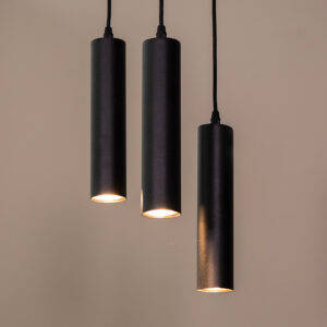 LABEL51 Hanglamp Ferroli - Zwart - Metaal - 3-lichts