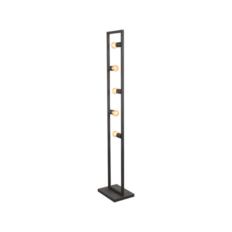LABEL51 Vloerlamp Quadrato - Zwart - Metaal - One Size