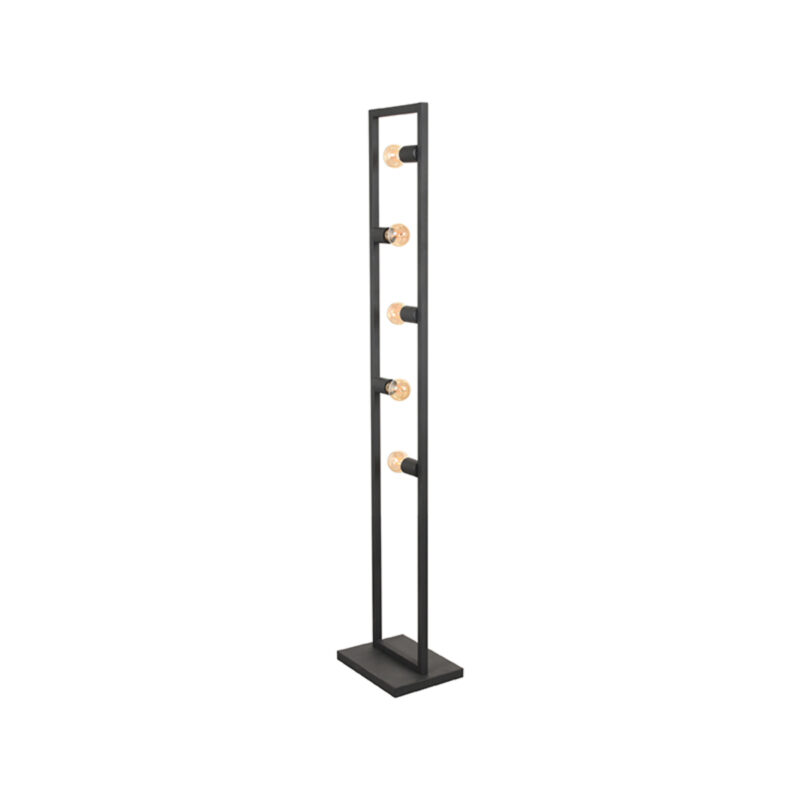 LABEL51 Vloerlamp Quadrato - Zwart - Metaal - One Size Quadrato