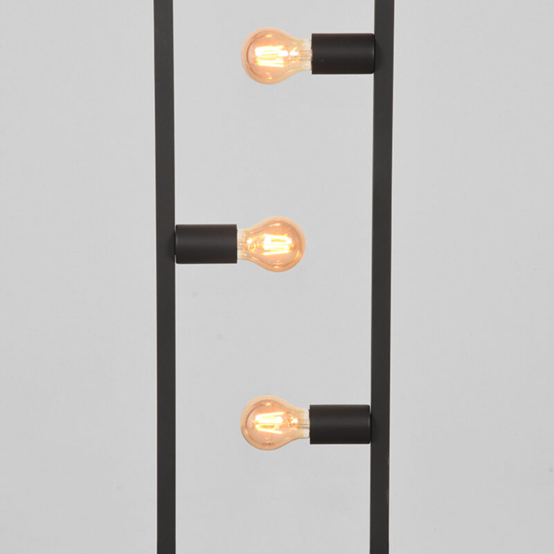 Label51 lamp van Metaal, Quadrato - Zwart