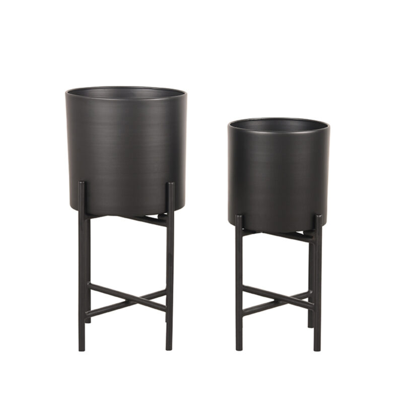 LABEL51 Plantenstandaards - Zwart - Metaal - One Size Plantenstandaards