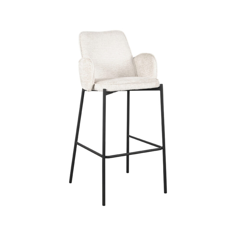 LABEL51 Barkruk Joni - Creme - Elegance - Hoog Joni
