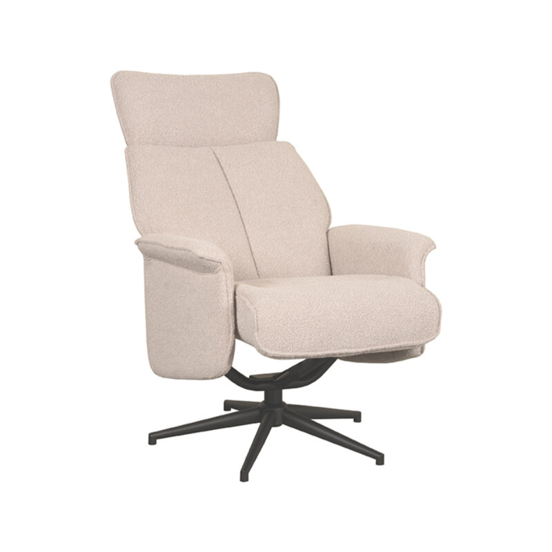 LABEL51 Fauteuil Verdal - Naturel - Boucle - Excl. Hocker Verdal