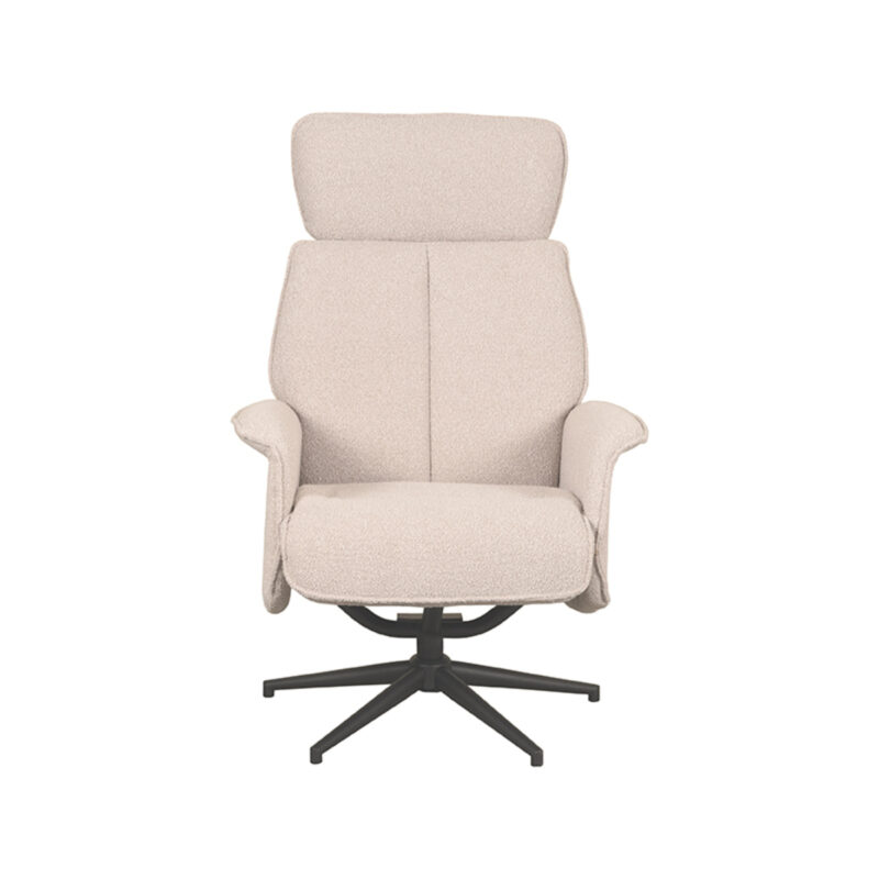 LABEL51 Fauteuil Verdal - Naturel - Boucle - Excl. Hocker Boucle