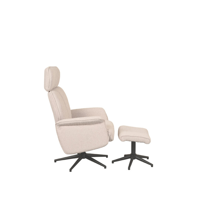 Fauteuils Verdal Hocker - Naturel relaxstoel van Label51 - Boucle