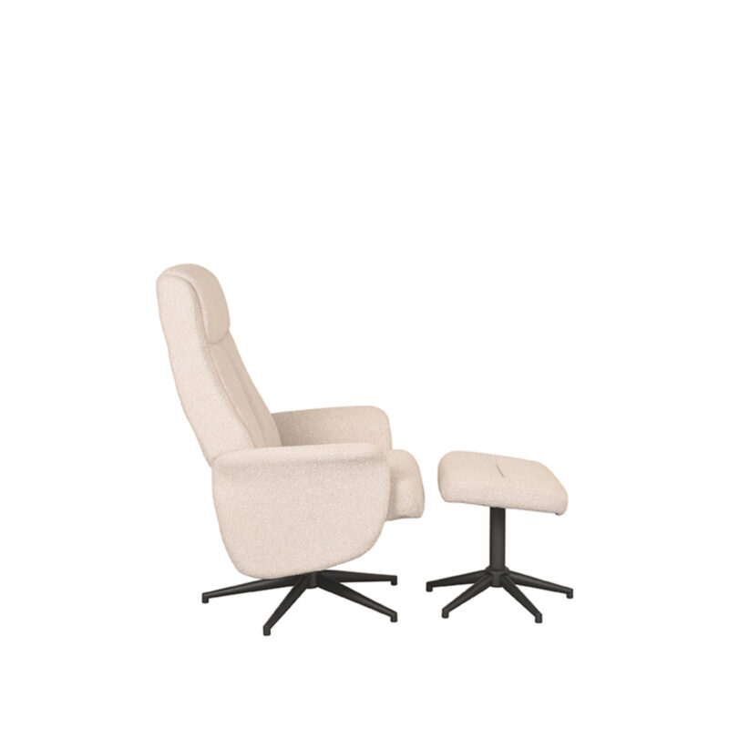 Bergen Coral Hocker - Label51 fauteuil van Boucle