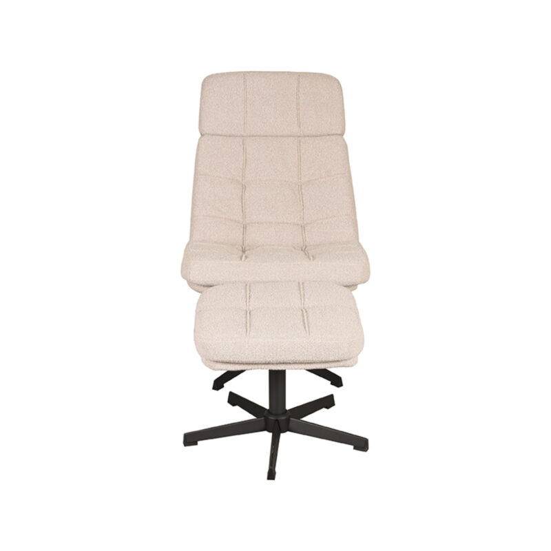 Alvar Boucle Hocker - Fauteuil van Label51, Naturel