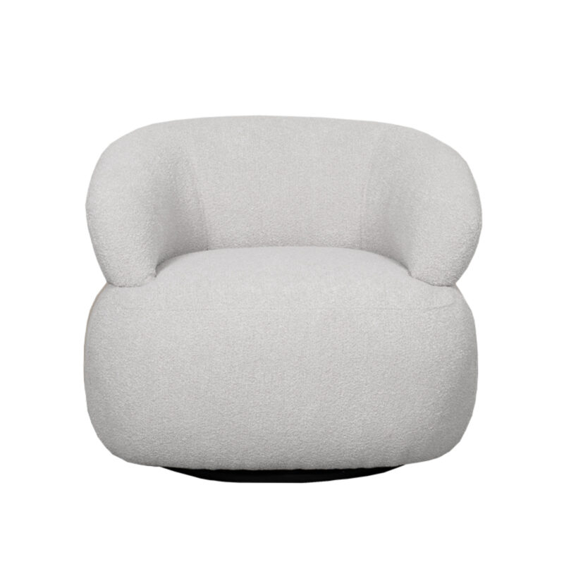 LABEL51 Fauteuil Valenza - Naturel - Boucle - One Size Boucle