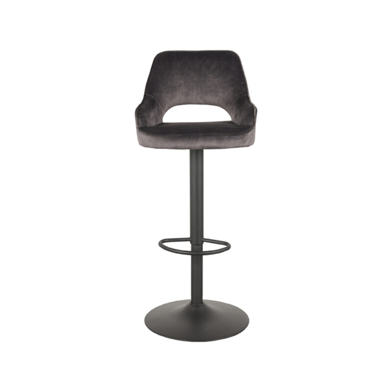 Label51 barkruk van Velours, Fer