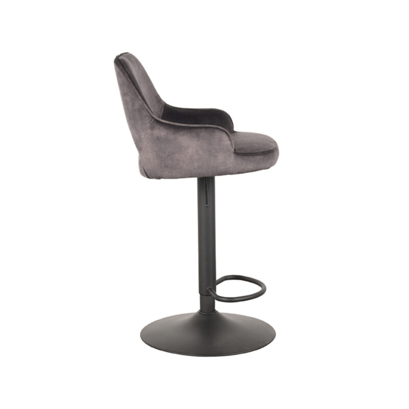 Antraciet kruk van Label51 - Fer - Velours
