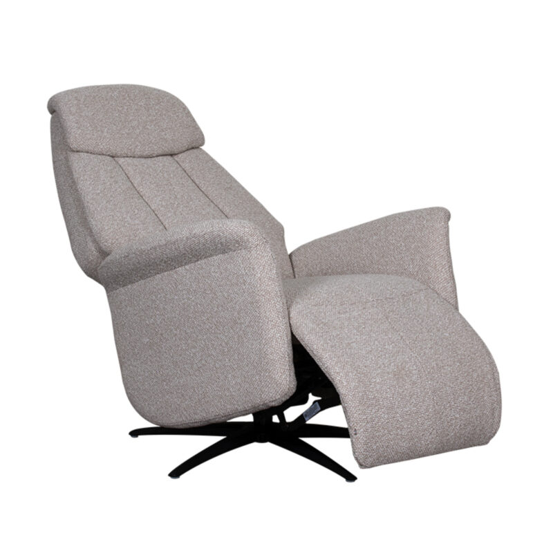 LABEL51 Fauteuil Oslo - Naturel - Royal Boucle - 1-Motorig Royal Boucle