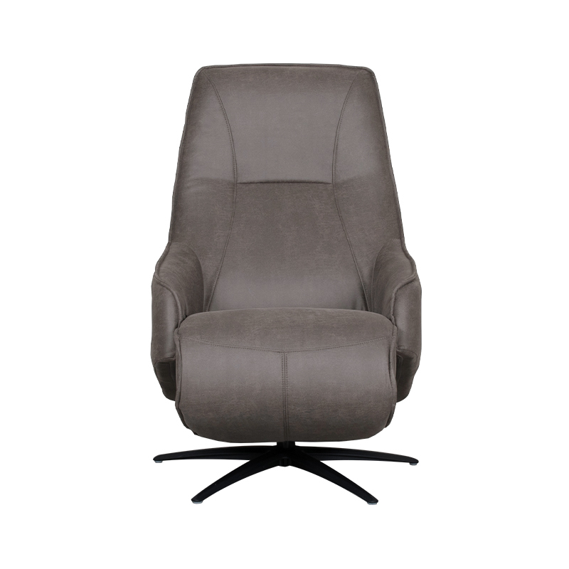 Fauteuil van Label51, Antraciet - Micro Suede
