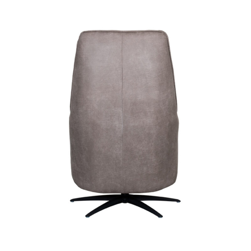 Taupe relaxstoel van Label51 - Odense - Micro Suede