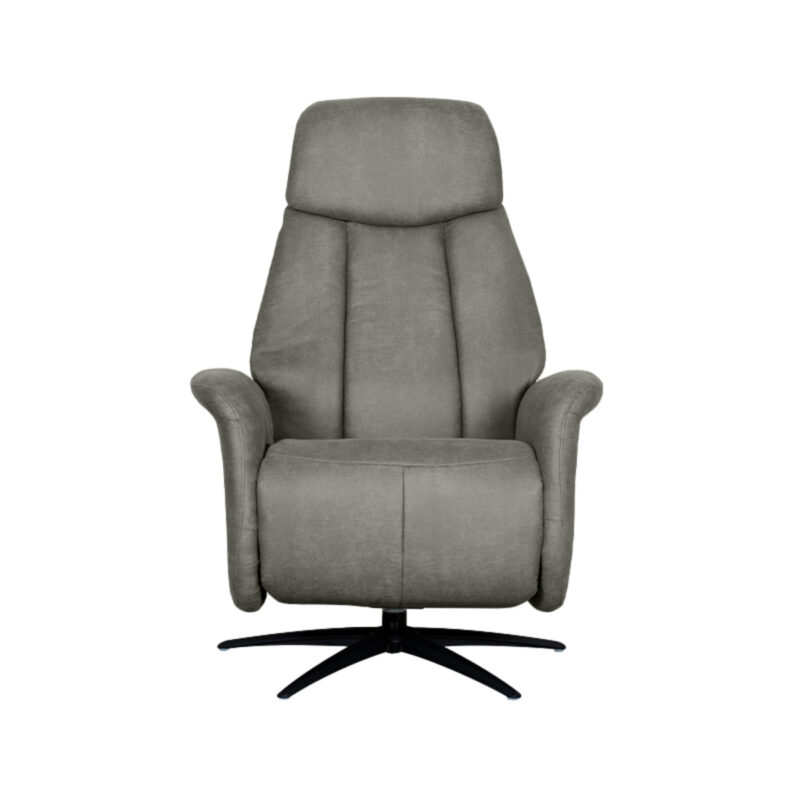 LABEL51 Fauteuil Oslo - Taupe - Micro Suede - 1-Motorig Oslo