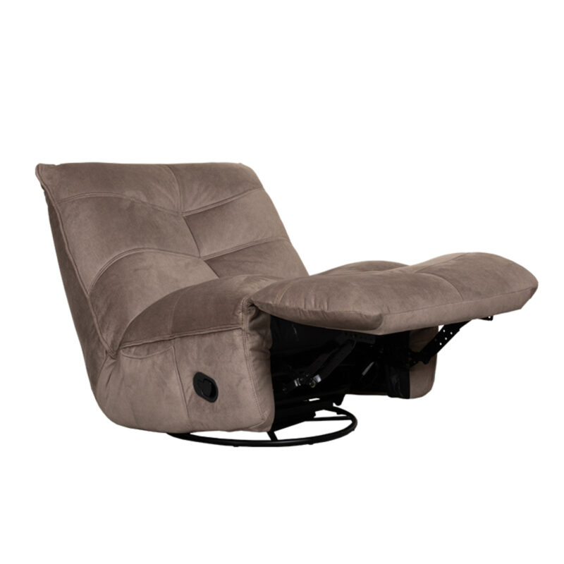 LABEL51 Fauteuil Take It Easy - Taupe - Cosmo - Manueel Verstelbaar Take It Easy