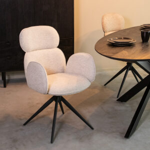 Label51 stoel Vidar - Naturel - Royal Boucle
