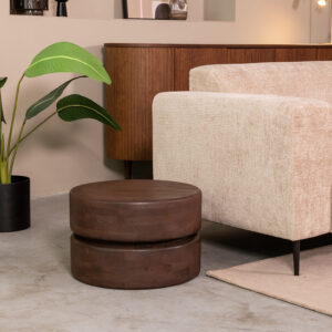 Salontafel - Label51 tafel Milly - Espresso - Mangohout
