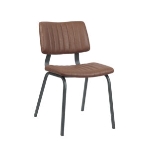 Label51 stoel Gusto - Bruin - Kunstleder