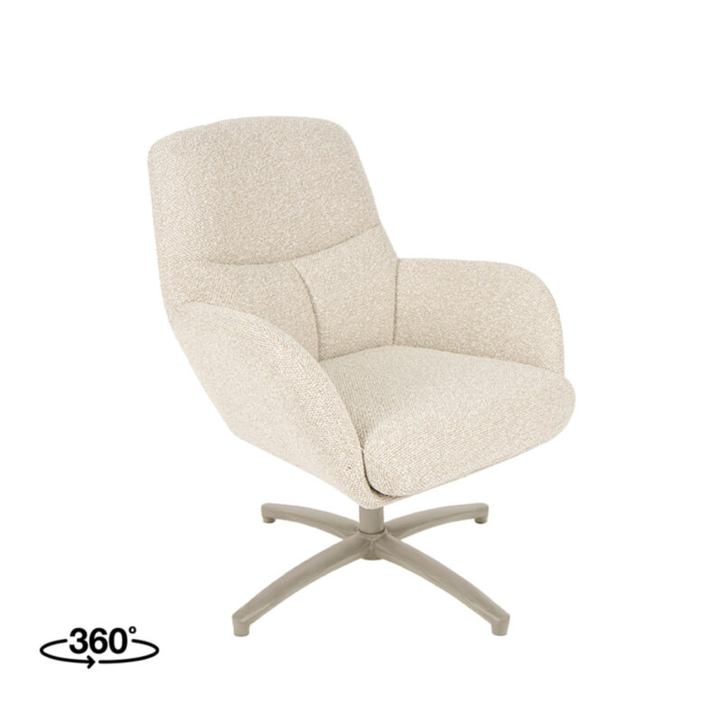 LABEL51 Fauteuil Chill Zone - Naturel - Royal Boucle - One Size Chill Zone