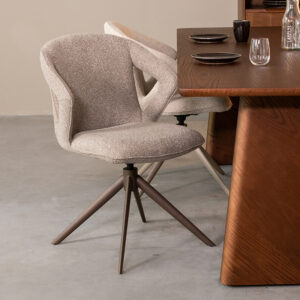 Label51 stoel Zurich - Mushroom - Royal Boucle
